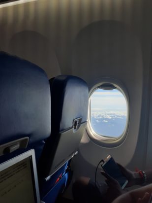 air india, plane window