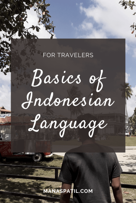 basics of indonesian language
