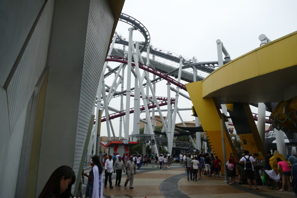 galactica universal studios singapore, roller coaster universal studios singapore, uss galactica