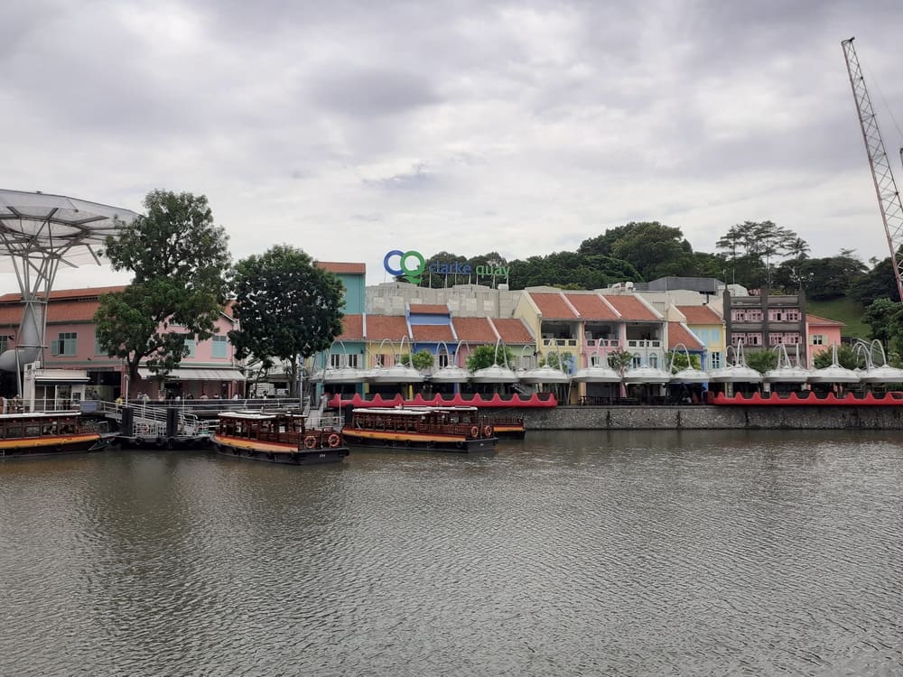 clarke quay river, singapore river cruise review