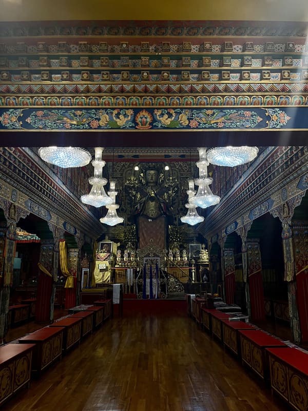 Palpung Sherabling Monastery, bir billing travel blog